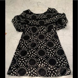 FREE PEOPLE 🖤🤍 baby doll dress 🖤🤍 sz4  EUC‼️‼️